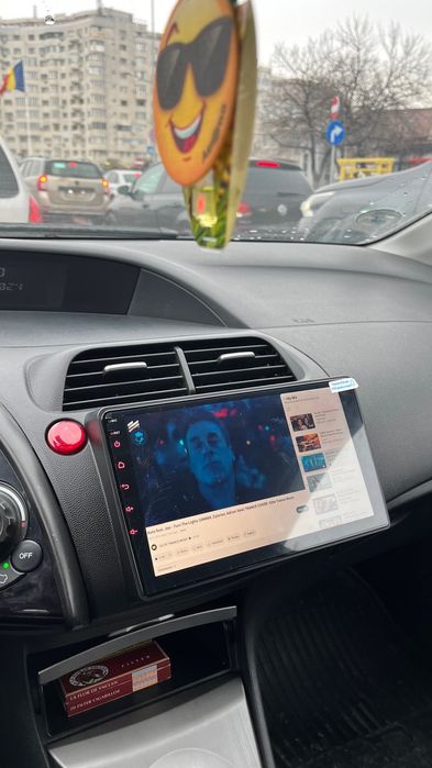 Rádio Honda Civic Hatchback 05-11 Android 14 com GPS (Novo)