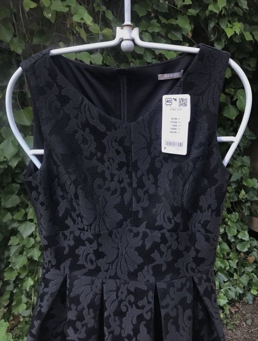 Sukienka koronkowa czarna 40 Orsay Nowa z metką