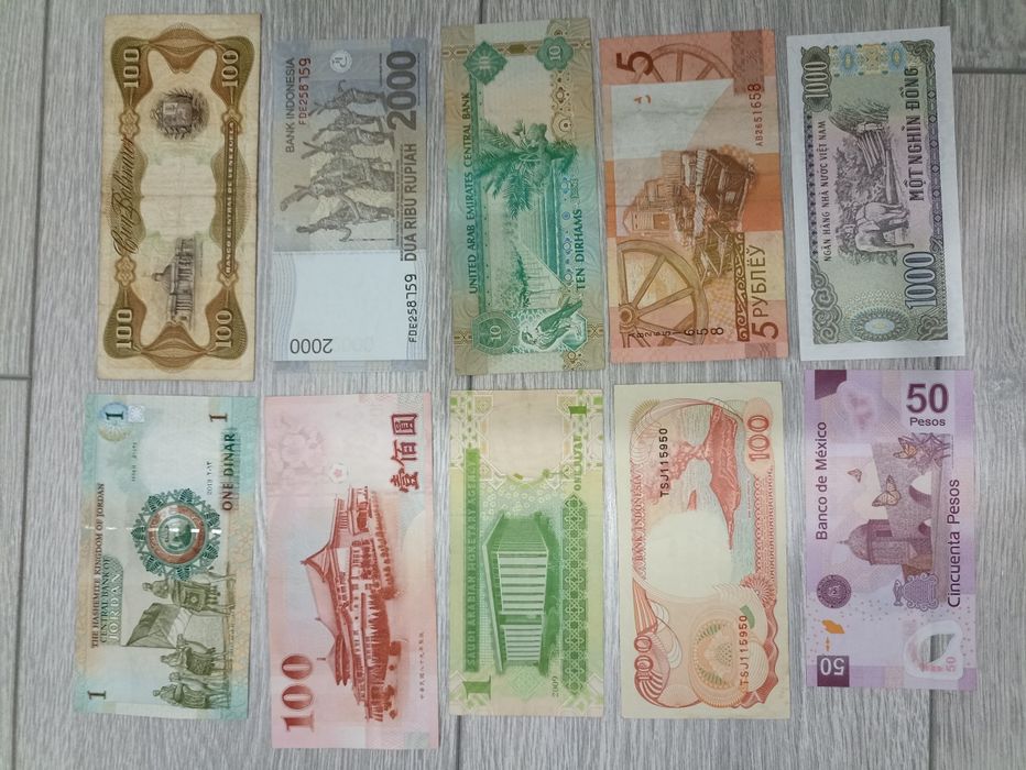 Lote Notas Mundo