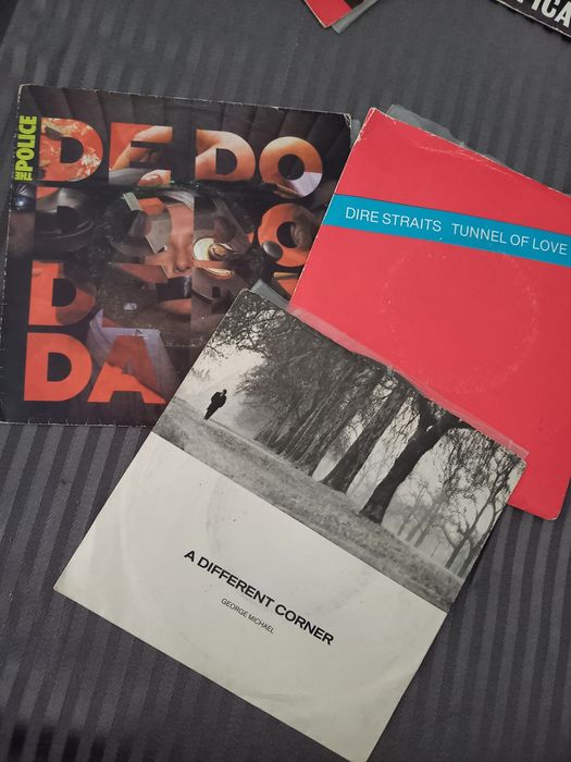 Singles discos de vinil George Michael, the police e Dire Straits
