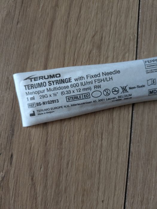 Strzykawki z igłą, sterylne, 10 sztuk