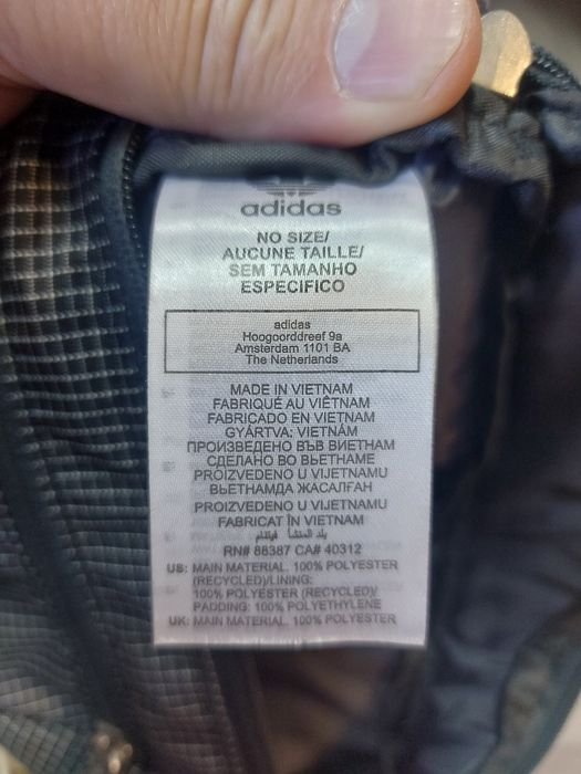 Сумка на пояс  adidas Waistbag S HL6732 Чорний