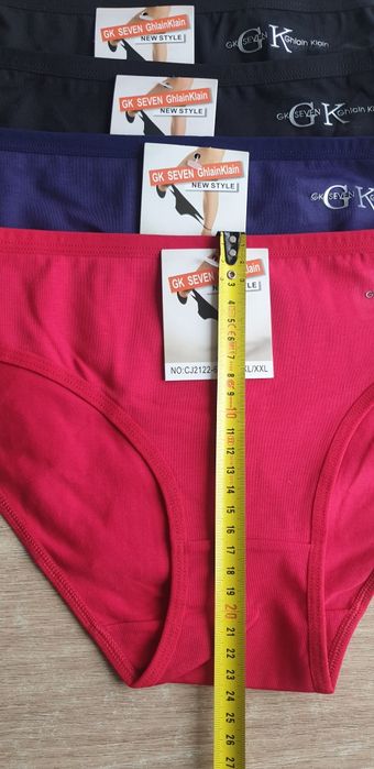 6×Damskie majtki figi XL bawełna