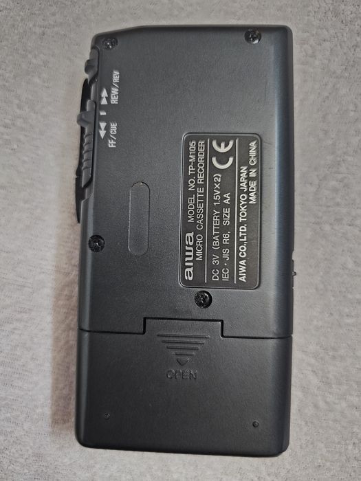 Dyktafon Aiwa Mios TP-M105 dyktafon czarny aiwa