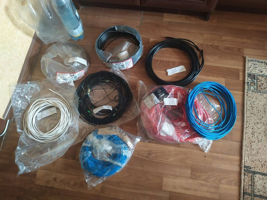 Провод  медный одиночный многопроволочный ПВ3  разн сечен