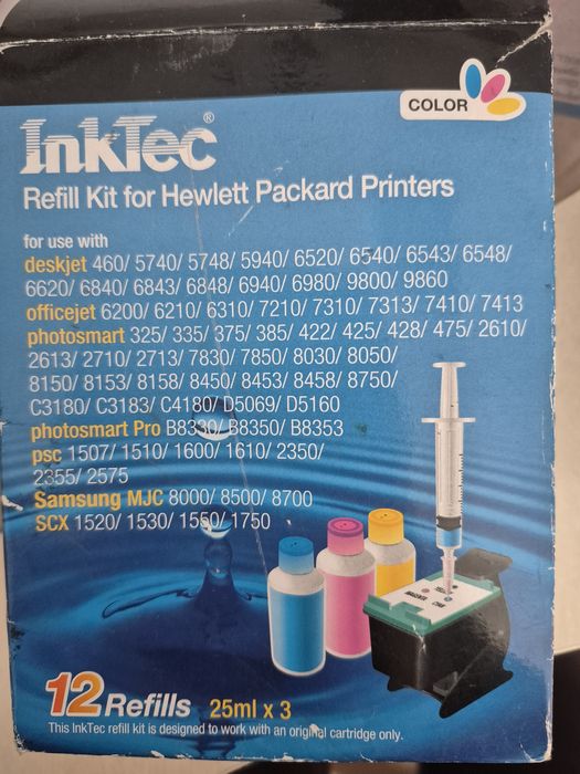 Кольоровий заправочний набір InkTec HPI-6066C