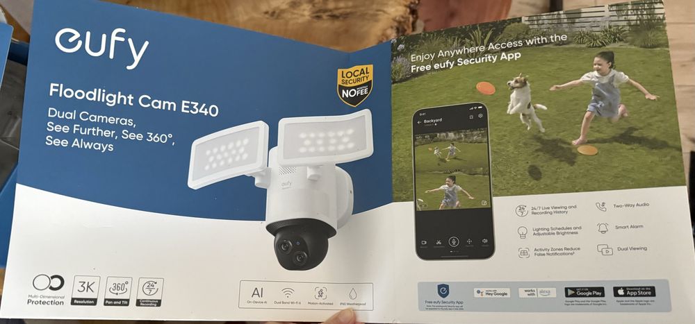 Kamera Eufy Floodlight Cam E340
