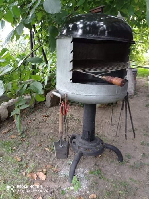 Gril  ogrodowy,stalowy