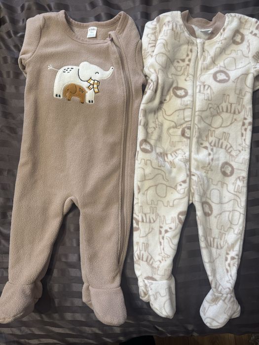 Теплі флісові чоловічки/ромпер/боді