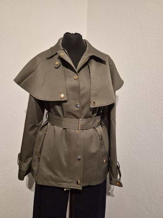 Parka mulher com gola removível