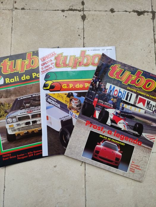 3 revistas TURBO de 1987