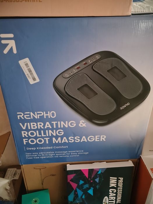 Професійний вібромасажер для ніг RENPHO Vibrating & Rolling Foot Massa