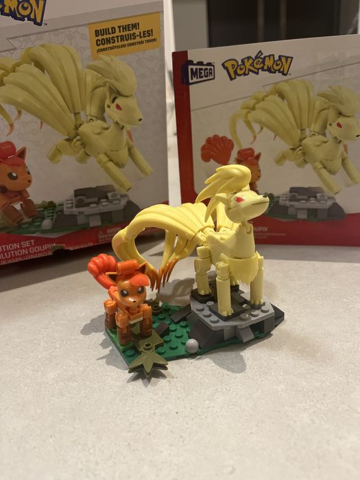 Klocki Mega Blocks Lego Pokemon Vulpix Evolution Set
