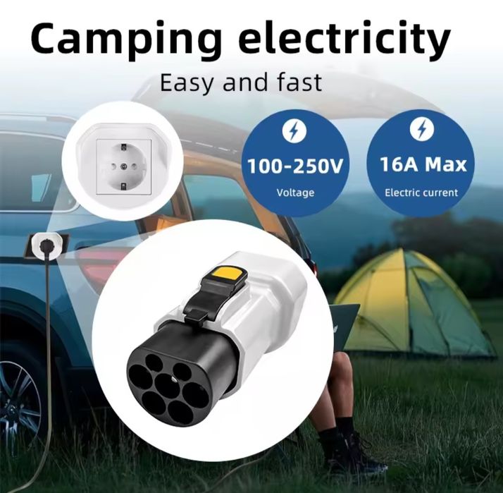 V2L розрядник GB/T для авто з Китаю BYD, Zeekr, Xiaomi