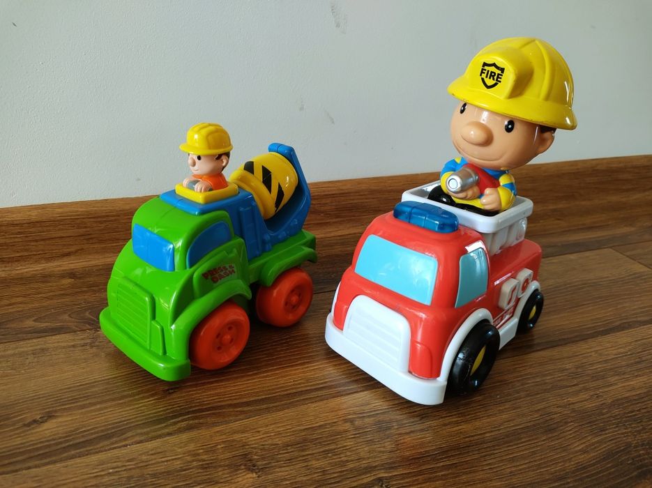 Auto, betoniarka, wóz strażacki 3sztuki