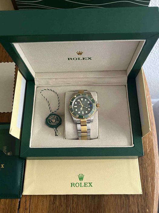 Relogio Rolex Submariner Gold Green