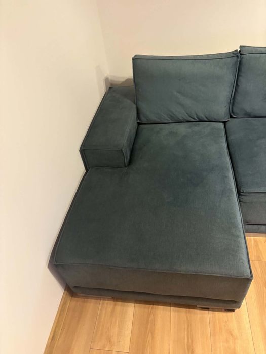 Narożnik AGATA 250x150 szmaragdowy