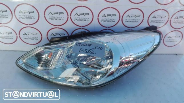 Farol frente esquerdo Hyundai I10 de 2009