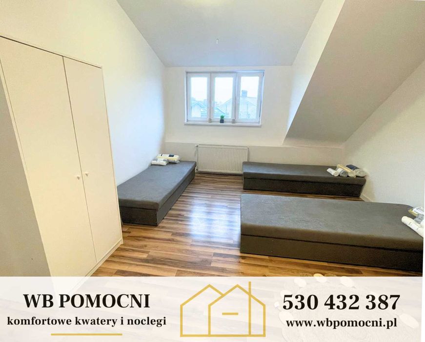 Noclegi dla firm TYCHY– pokoje dla pracowników, noclegi pracownicze