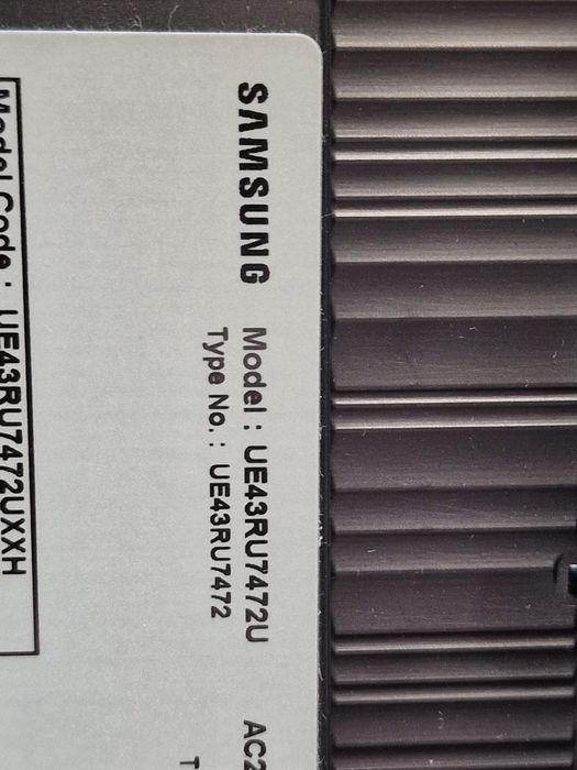 Samsung 43cali 4K UHD DVB-T2 Smart telewizor