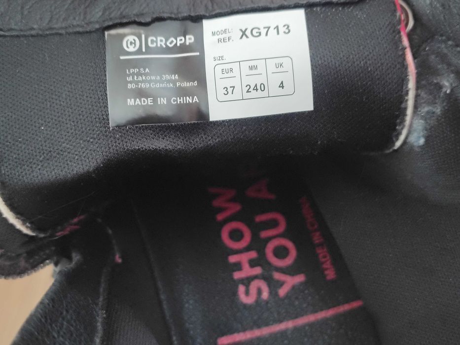 Botki Cropp glany martens roz.37 trapery