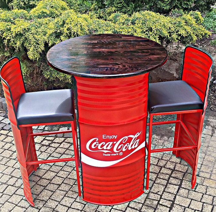 Дизайнерская бочка стол / тумба с вашим логотипом | Рекламные бочки