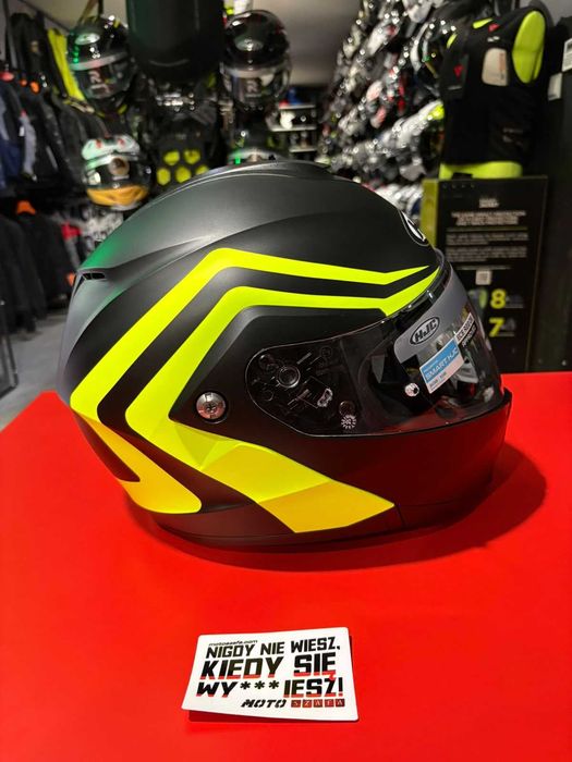 Kask szczękowy HJC C91N NEPOS black/yellow 'M !Ostatnie sztuki!