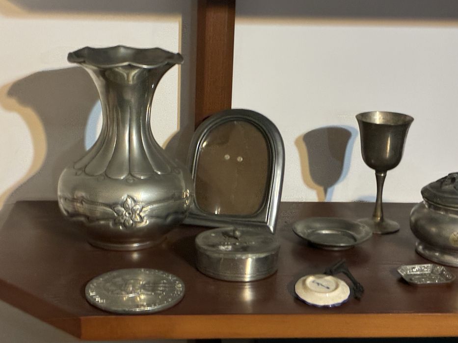 Artigos em estanho puro