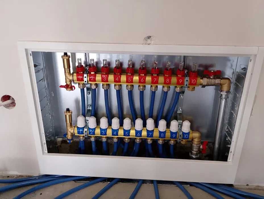 Frezowanie pod ogrzewanie podłogowe tradycyjne XPS sterowanie