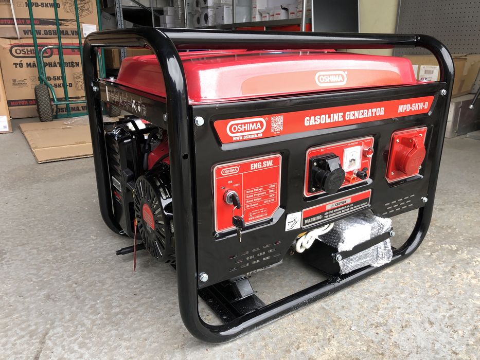 Генератор Oshima MPD-5.5 кВт-D медная обмотка AVR электростартер