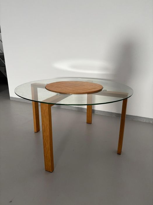 Mesa com centro rotativo 150cm