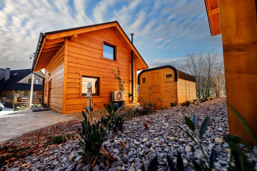 Luksusowy domek dla 6 osób w Beskidach! Prywatne jacuzzi, sauna, basen