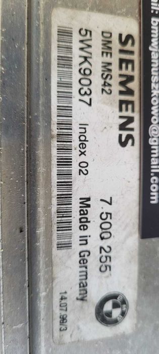 Sterownik, komputer silnika EWS BMW 3,5,7  2.8 M52TU automat