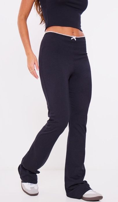 Prettylittlething spodnie damskie czarne 38 1ekg
