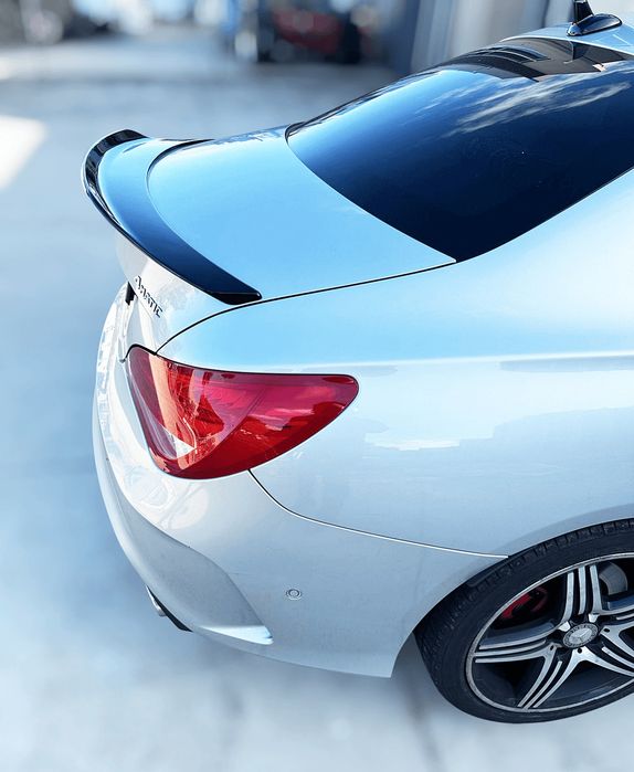 Mercedes W117 C117 Lotka Spoiler Dokładka Tylna PSM LOOK Czarny Połysk