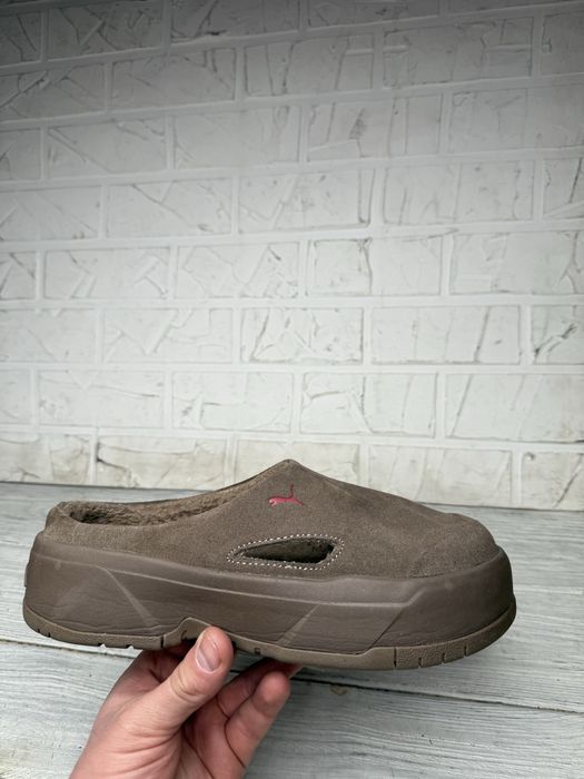 Крутые женские замшевые мюли puma ca mule fe