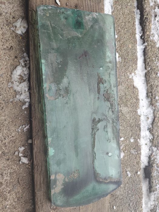 Dachówka szklana zabytkowa