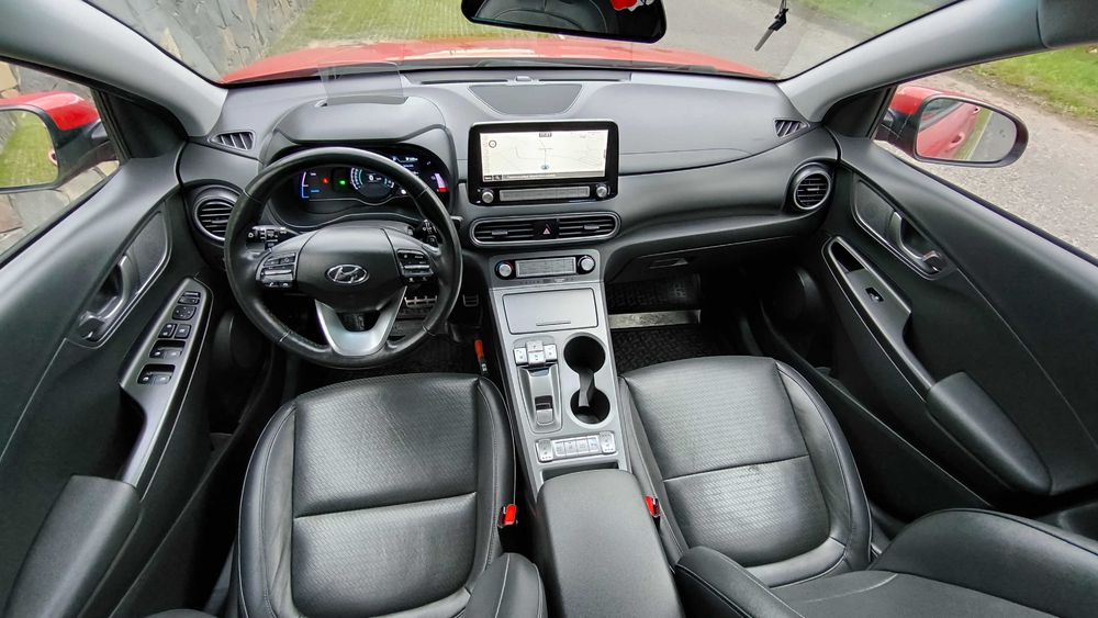Hyundai kona 64kw, 20р. Їде 590км.!Максималка!Шкіра, асистенти, обігріви, обдуви Хюндай Кона
