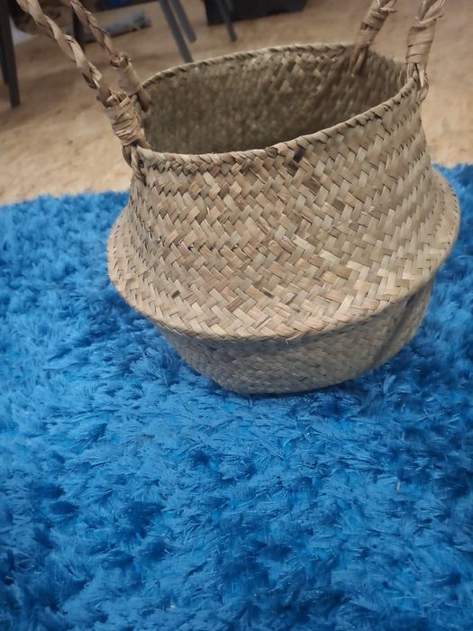 Kosz bambusowy boho osłonka doniczki