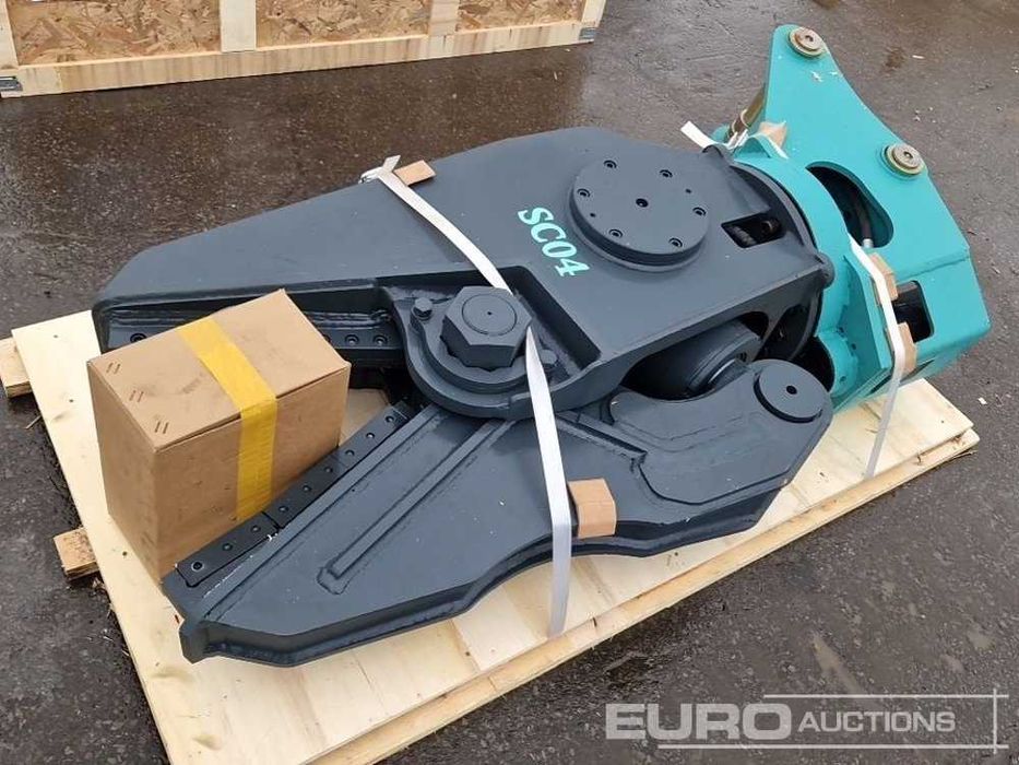 Nożyce hydrauliczne obrotowe wyburzeniowe do złomu stali do koparki