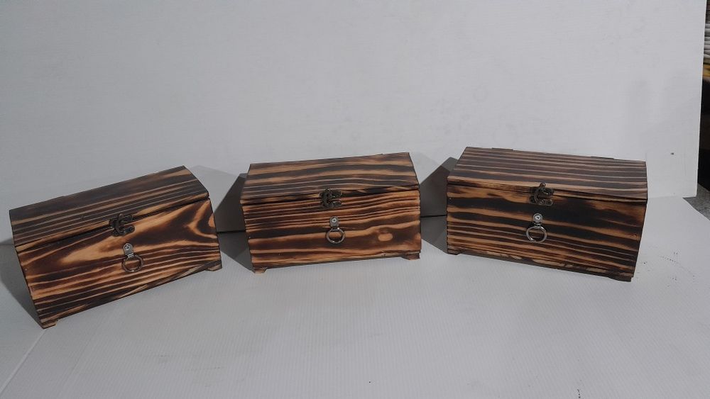 Caixa de chá em madeira