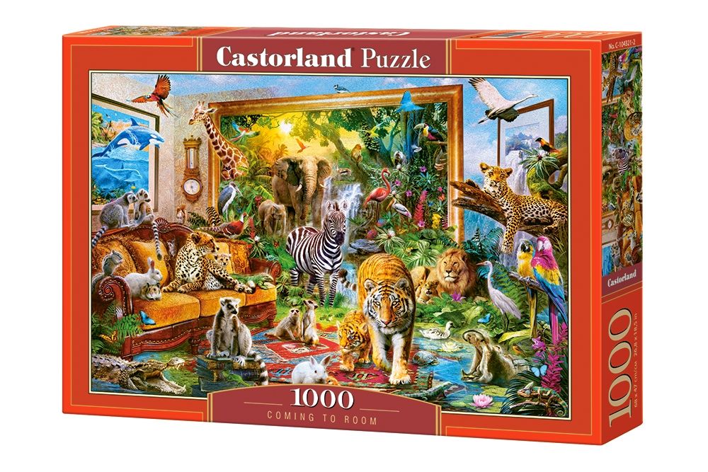 Puzzle 1000 Leśny Pokój C-104321 Castor