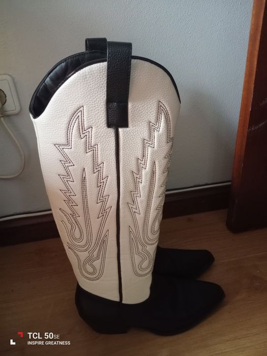 Botas texanas tamanho 40 da Seaside.