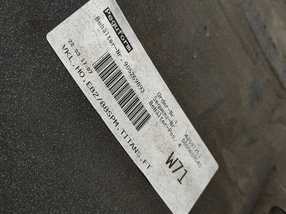 Parachoques traseiro original BMW Serie 1 E88 Cabrio E82 Coupé Pack M