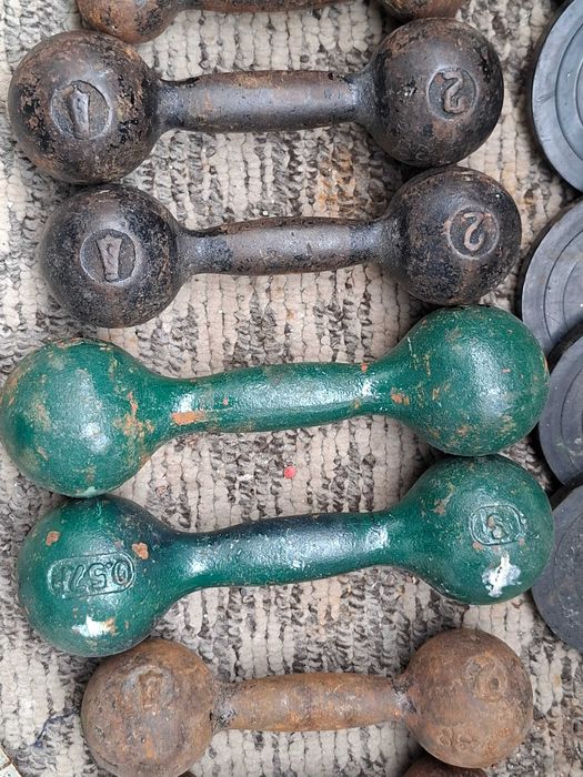 Гантели разные  300 гр  пара.