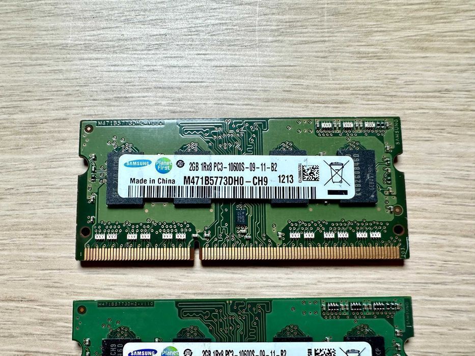RAM Samsung 4GB DDR3 PC3 10600S 09 11 B2 (2x2GB) – sprawna, testowana