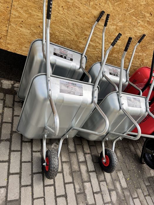 Nowa taczka budowlana, ogrodowa solidna 85L