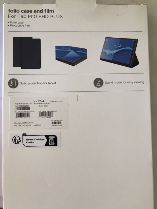 Capa protecão + pelicula protetora Tablet Lenovo