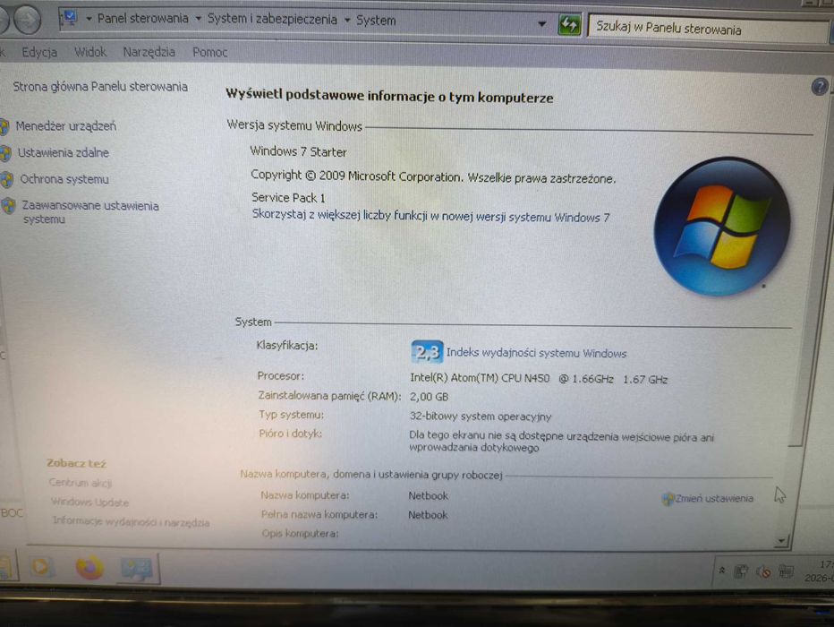 Netbook Asus Eee PC 1015P + torba