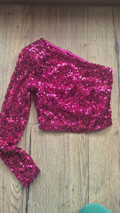 Cekinowa bluzka, Sinsay, rozm.XS